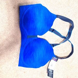 Maidenform convertible sports bra 36D blue